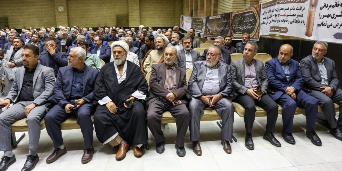 مراسم ترحیم هفتمین روز در گذشت مادر همسر دکتر منوچهر متکی (+فیلم)